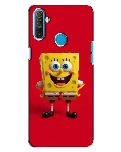 Чехол для Realme C3 с картинкой «Спанч Боб на красном» Чехол для Realme C3 с картинкой «Спанч Боб на красном»