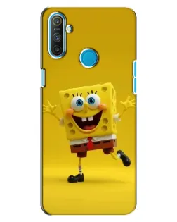 Чехол для Realme C3 с картинкой «Позитивный Губка Боб»