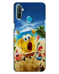 Чехол для Realme C3 с картинкой «Развлечения на пляже»