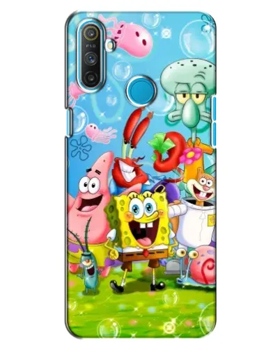 Чохол для Realme C3 з картинкою «Губка Боб та друзі» Чохол для Realme C3 з картинкою «Губка Боб та друзі»