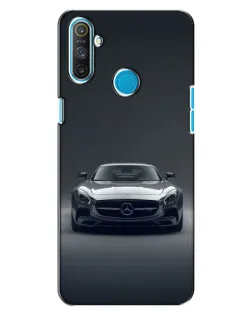 Чехол для Realme C3 с картинкой «Mercedes на черном»
