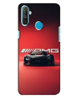 Чехол для Realme C3 с картинкой «Mercedes AMG — красная линия»
