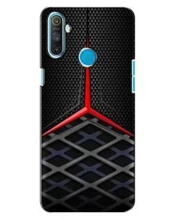 Чехол для Realme C3 с картинкой «Mercedes Carbon Grid»