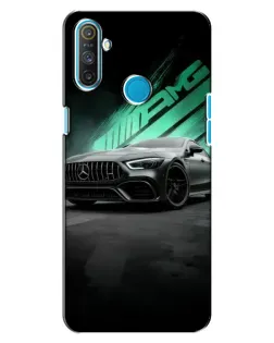 Чехол для Realme C3 с картинкой «Темный Mercedes AMG»
