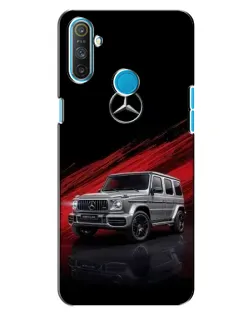 Чехол для Realme C3 с картинкой «Mercedes G-Class красный»