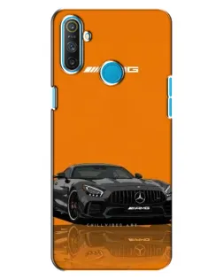 Чехол для Realme C3 с картинкой «Оранжевый Mercedes AMG»