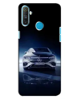 Чехол для Realme C3 с картинкой «Ночной Mercedes EQ»