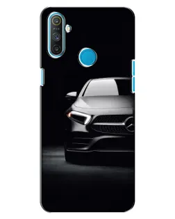 Чехол для Realme C3 с картинкой «Свет фар Mercedes»