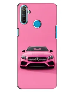 Чехол для Realme C3 с картинкой «Розовый Mercedes AMG»