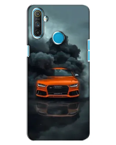 Чехол для Realme C3 с картинкой «Audi в облаках дыма» Чехол для Realme C3 с картинкой «Audi в облаках дыма»