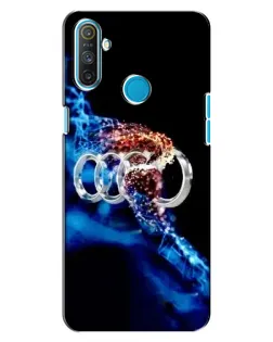 Чехол для Realme C3 с картинкой «Энергия лого Audi»