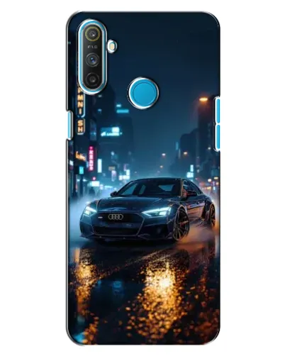 Чехол для Realme C3 с картинкой «Ночной город и Audi» Чехол для Realme C3 с картинкой «Ночной город и Audi»