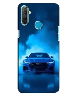 Чехол для Realme C3 с картинкой «Audi — голубая энергия»