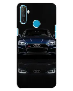 Чехол для Realme C3 с картинкой «Audi — ночное отражение»