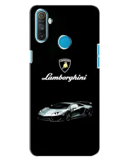 Чехол для Realme C3 с картинкой «Логотип Lamborghini классика»