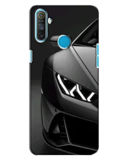 Чехол для Realme C3 с картинкой «Lamborghini фары детализация»