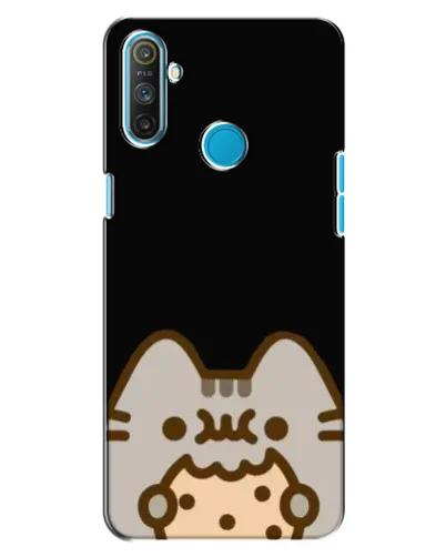 Чохол для Realme C3 з картинкою «Пушин на чорному»