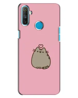 Чохол для Realme C3 з картинкою «Pusheen серце»