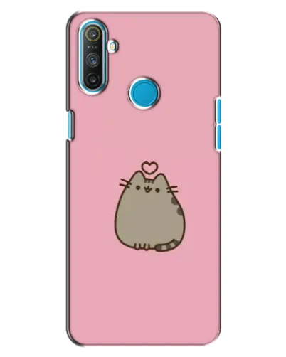 Чохол для Realme C3 з картинкою «Pusheen серце»
