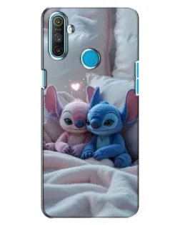 Чехол для Realme C3 с картинкой «Плюшевые Стич Ангел»