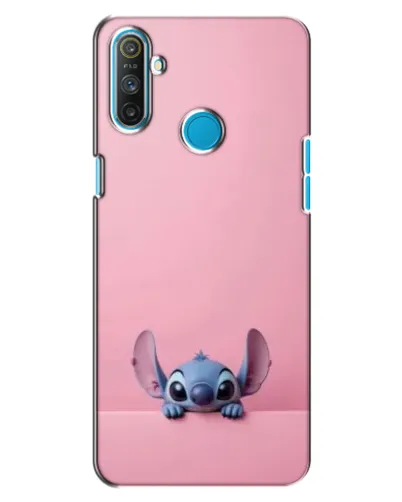 Чехол для Realme C3 с картинкой «Stitch выглядывает»