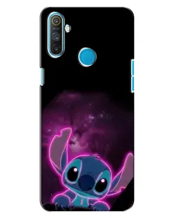 Чехол для Realme C3 с картинкой «Неоновый Stitch»