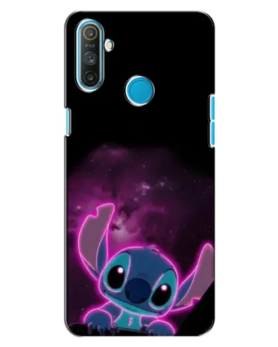 Чехол для Realme C3 с картинкой «Неоновый Stitch»