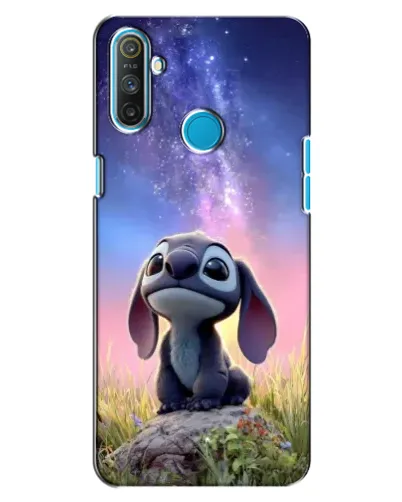 Чехол для Realme C3 с картинкой «Стич на рассвете»