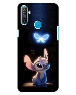 Чехол для Realme C3 с картинкой «Сияющий Стич»