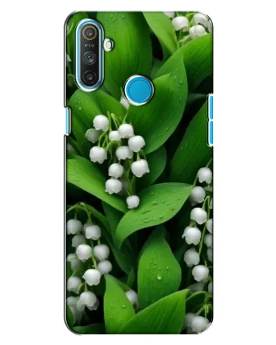 Чохол для Realme C3 з картинкою «Конвалії в зелені»