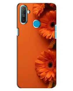 Чохол для Realme C3 з картинкою «Помаранчеві гербери»
