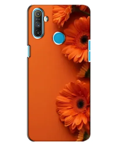 Чохол для Realme C3 з картинкою «Помаранчеві гербери»