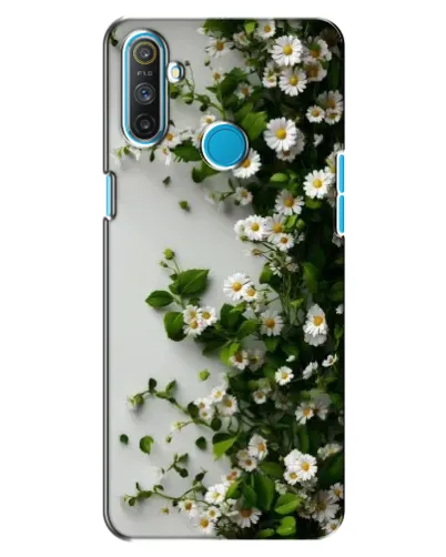 Чохол для Realme C3 з картинкою «Гілка дрібних білих квітів»