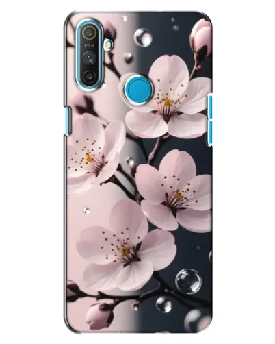 Чехол для Realme C3 с картинкой «Нежная сакура и капли» Чехол для Realme C3 с картинкой «Нежная сакура и капли»