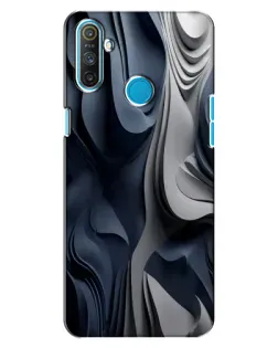 Чохол для Realme C3 з картинкою «Об'ємні сині складки» Чохол для Realme C3 з картинкою «Об'ємні сині складки»