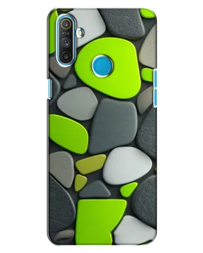 Чохол для Realme C3 з картинкою «Яскрава неонова галька»