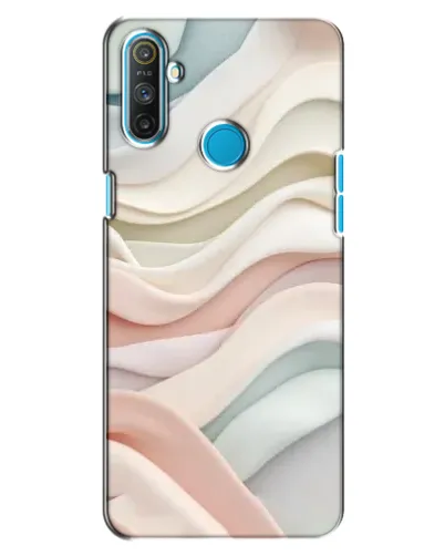 Чохол для Realme C3 з картинкою «Пастельні ніжні хвилі»