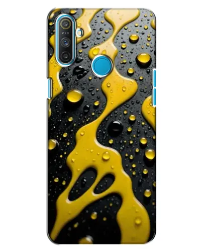 Чохол для Realme C3 з картинкою «Рідке жовте золото»
