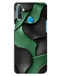Чохол для Realme C3 з картинкою «Зелені шкіряні хвилі»