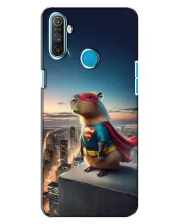 Чохол для Realme C3 з картинкою «Капі-мен супергерой»