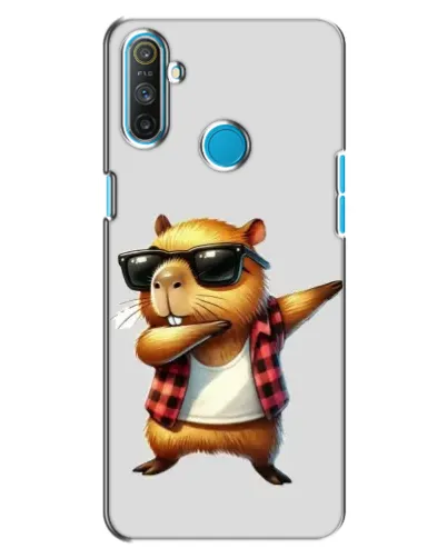 Чохол для Realme C3 з картинкою «Капібара репер даб»