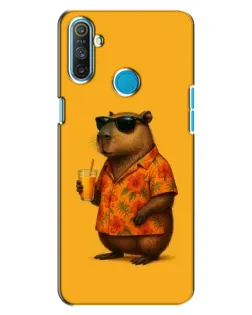 Чохол для Realme C3 з картинкою «Капібара на відпочинку»