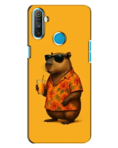 Чохол для Realme C3 з картинкою «Капібара на відпочинку»