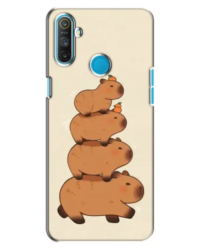 Чохол для Realme C3 з картинкою «Вежа з капібар»
