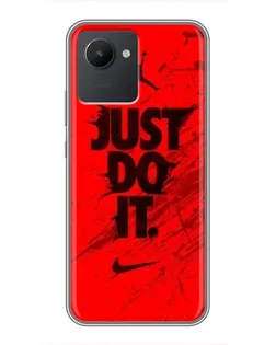 Чехол для Realme C30 с картинкой «Nike Just Do It»