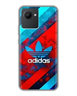 Чехол для Realme C30 с картинкой «Абстракция Adidas»