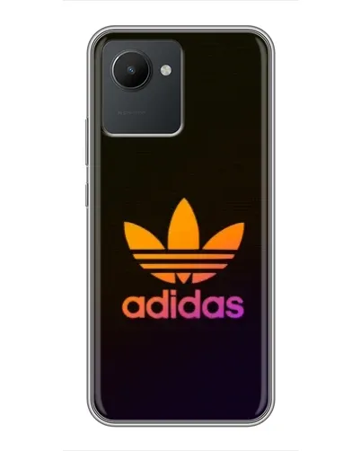 Чехол для Realme C30 с картинкой «Градиент Adidas»