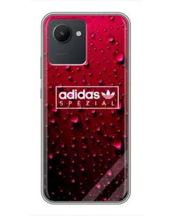Чехол для Realme C30 с картинкой «Adidas Gold Marble»