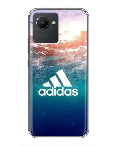 Чехол для Realme C30 с картинкой «Океанская глубина адидас»