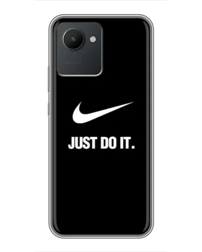 Чехол для Realme C30 с картинкой «Классический принт Nike»
